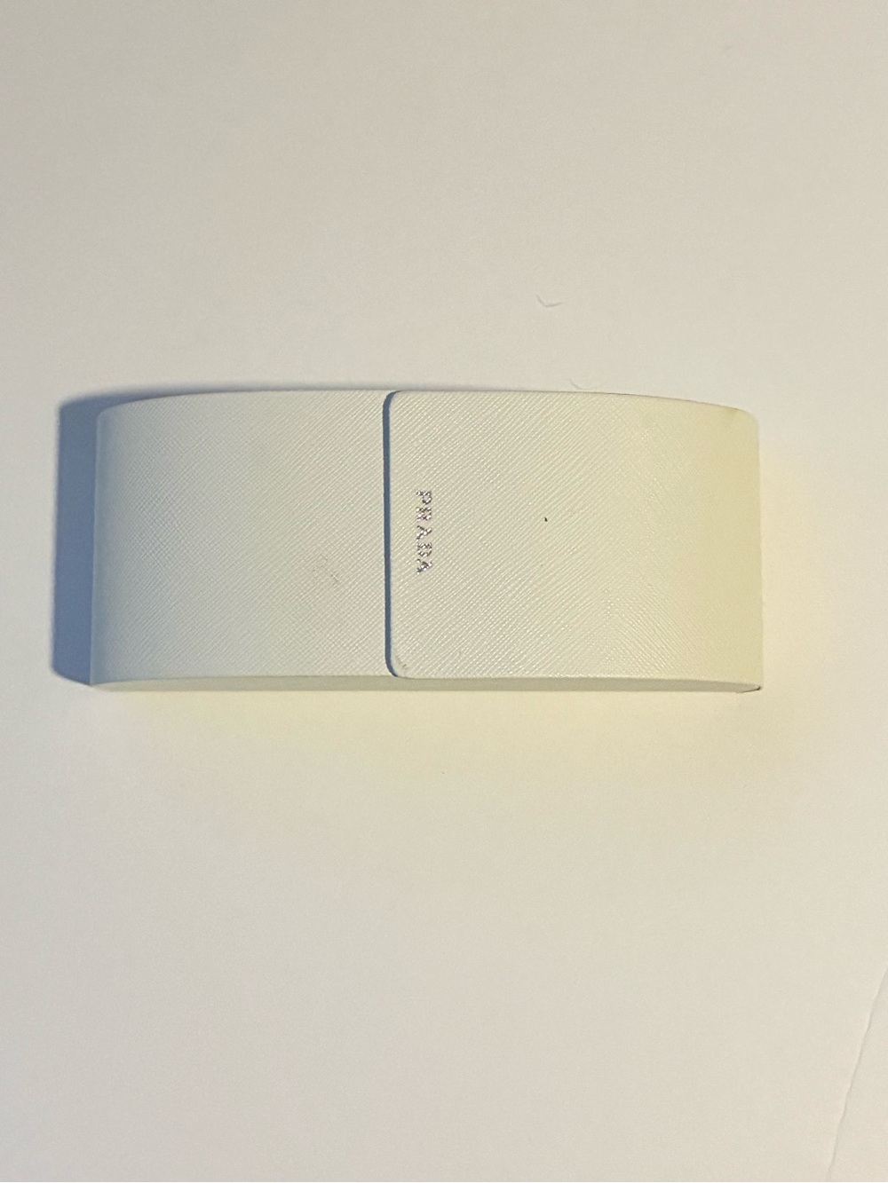 Prada Cream Saffiano Sunglasses Case